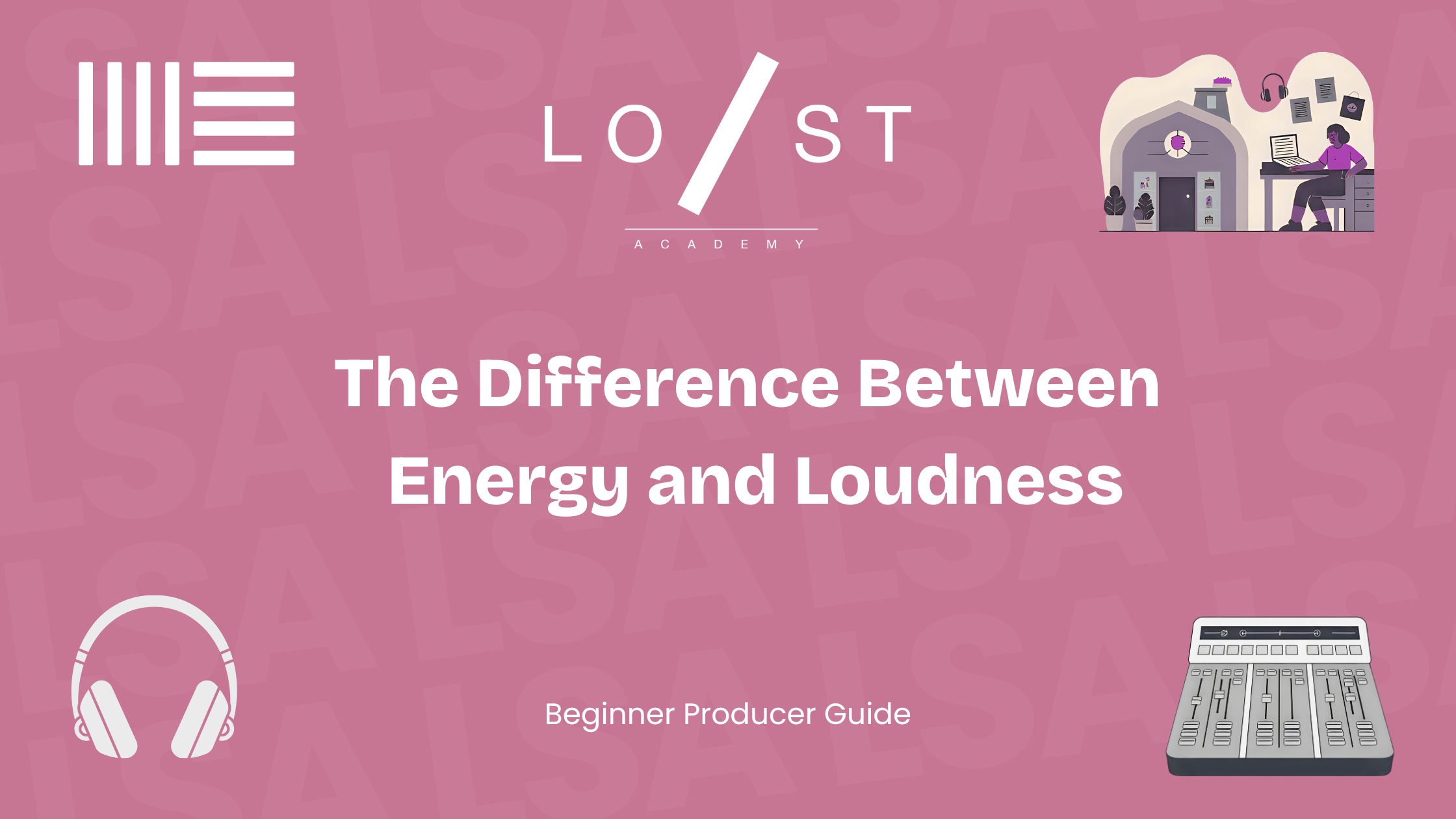 The difference between energy and loudness
