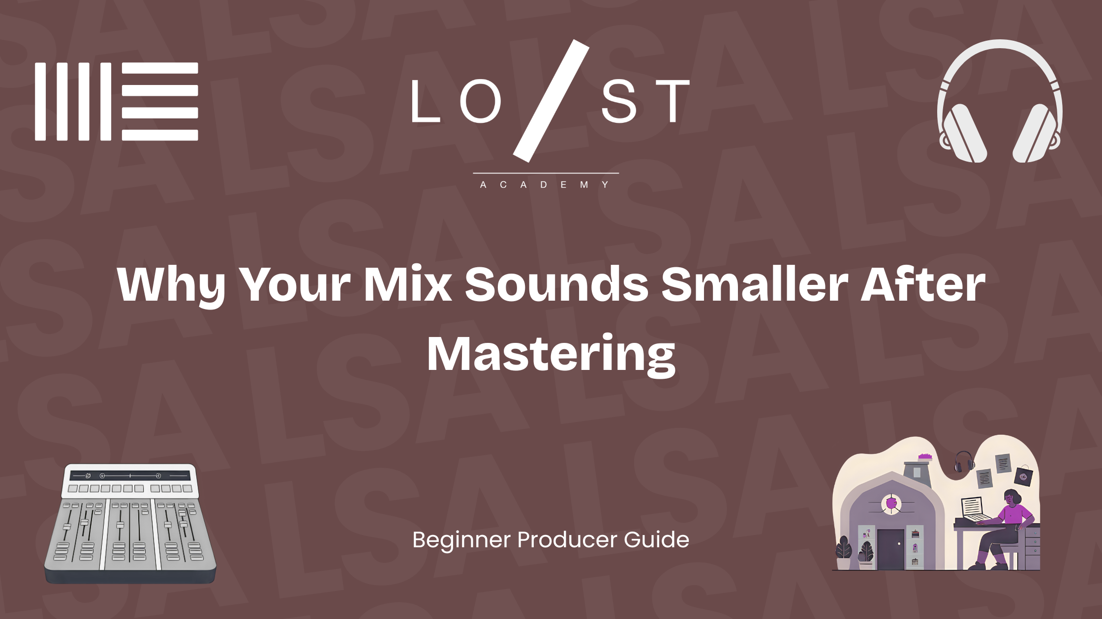 Why your mix sounds smaller after mastering